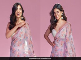 Malavika Mohanan's Floral Lilac <i>Saree</i> Is A Breath Of Fresh Festive Air Malavika Mohanan's Floral Lilac <i>Saree</i> Is A Breath Of Fresh Festive Air