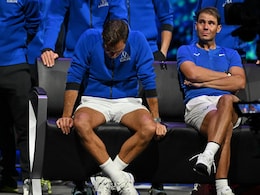 "Biggest Rivals, Best Mates": Rafael Nadal In Tears As Roger Federer Plays Last Match