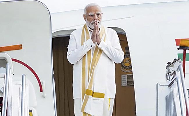 PM Visits Saint-Philosopher Adi Shankaracharya's Birthplace In Kerala
