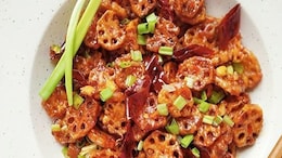 Want A Healthy Evening Snack? Make Some Air Fried Honey Chilli Lotus Stem