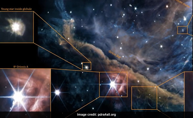 James Webb Space Telescope Captures Stunning Images Of Orion Nebula In 'Amazing Detail'