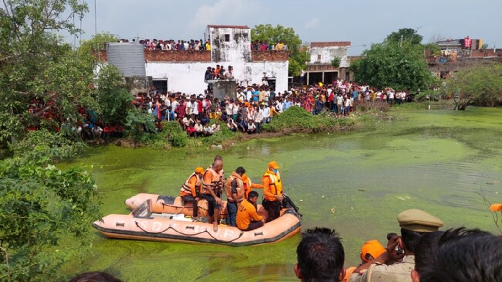 10 Killed As Tractor-Trolley Falls Into Pond In Lucknow