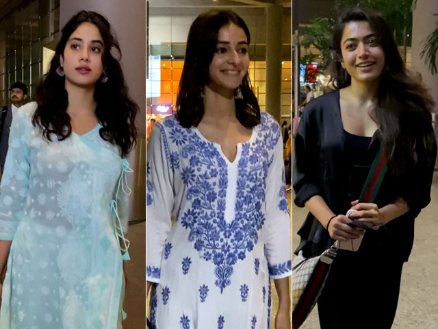 Janhvi Kapoor, Ananya Panday And Rashmika Mandanna's Airport Diaries