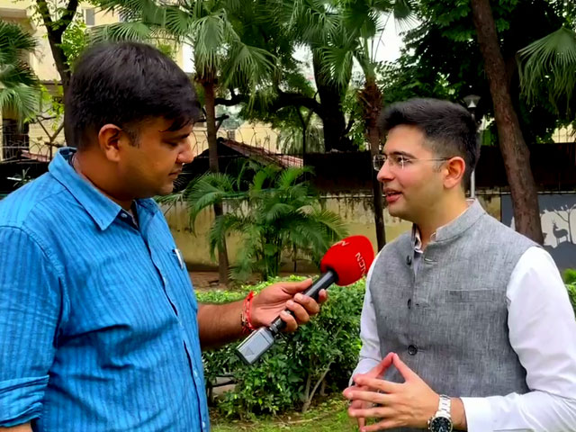 "It's BJP Vs Aam Aadmi Party In Gujarat": AAP's Raghav Chadha
