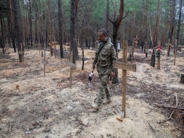 Multiple Bodies With Ropes Around Neck Found At Ukraine's Mass Burial Site Multiple Bodies With Ropes Around Neck Found At Ukraine's Mass Burial Site
