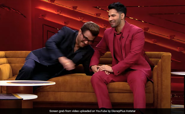 <i>Koffee With Karan 7</i>: Arjun Will Break-Up, Jokes Anil Kapoor After Repeated Name-Checking By Varun Dhawan