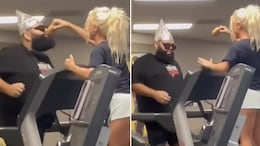 Viral Video: Girl Motivates Man To Run Faster On Treadmill With Food