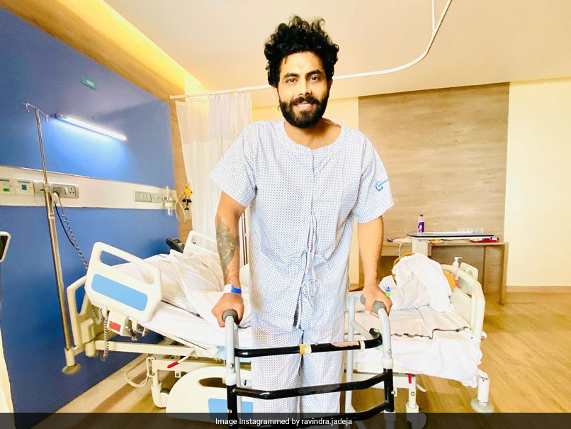 "Try To Get Back As Soon As I Can": Ravindra Jadeja Shares Pic Post Knee Surgery
