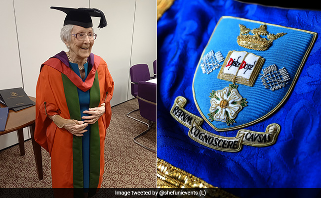100-Year-Old Woman Receives Honorary Degree For Serving In Steelworks During World War II