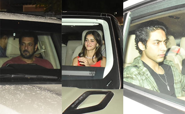 Pics: Salman Khan, Aryan Khan, Karan Johar And Others At Chunky Panday's Birthday Party