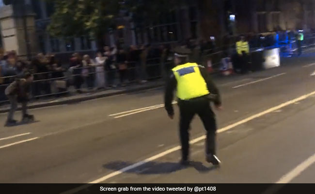 Video: Man On Roller Skates Tackled By Cops After Almost Colliding With King Charles' Car