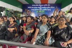 Trinamool Leaders On 48-Hour Dharna Against Bilkis Bano Rapists' Release Trinamool Leaders On 48-Hour Dharna Against Bilkis Bano Rapists' Release