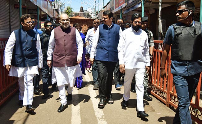 "Uddhav Thackeray Needs To Be Taught A Lesson": Amit Shah At BJP Meet