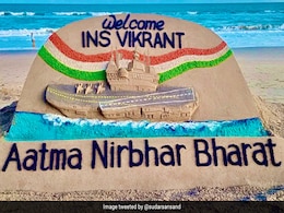 सुदर्शन पटनायक ने ऐसे किया पहले स्वदेशी विमानवाहक पोत ‘INS Vikrant' का स्वागत, बनाई खूबसूरत कलाकृति सुदर्शन पटनायक ने ऐसे किया पहले स्वदेशी विमानवाहक पोत ‘INS Vikrant' का स्वागत, बनाई खूबसूरत कलाकृति