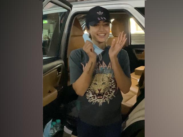 मुंबई में रश्मिका मंदाना का डे आउट