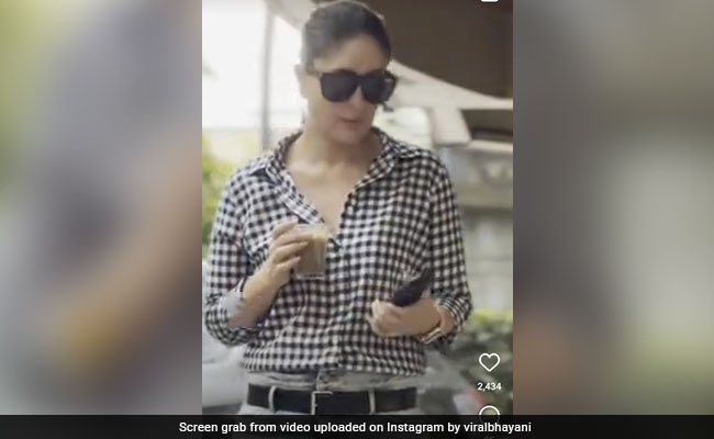 करीना कपूर सड़क पर कांच के गिलास में चाय की चुसकी लेती आईं नजर, लोग बोले- गजब हो गया स्टारबक्स की जगह 10 रुपये की चाय...