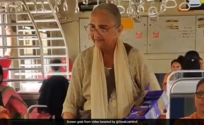 Video: Elderly Woman Sells Snacks On Mumbai Local, Internet Offers Help