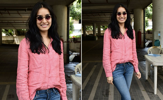 Shraddha Kapoor's Breezy Pink Shirt With Geometric Sunglasses Is All You Will Want To Wear