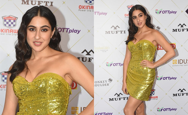 What Is Short, Sequinned And Yellow All Over? Sara Ali Khan On The Red Carpet