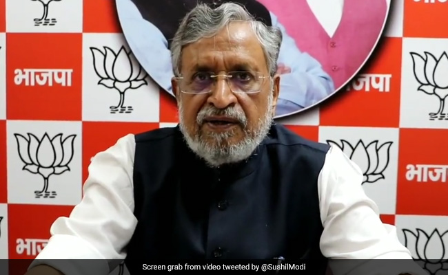 "His Time Is Over": BJP's Sushil Modi On Nitish Kumar's "Sharabi" Remark