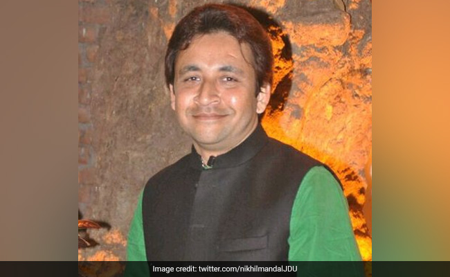 JDU Spokesperson Nikhil Mandal Resigns From Post