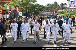 Congress Padyatra: 3,750 Km, 150 Days, No Hotel Stay Congress Padyatra: 3,750 Km, 150 Days, No Hotel Stay