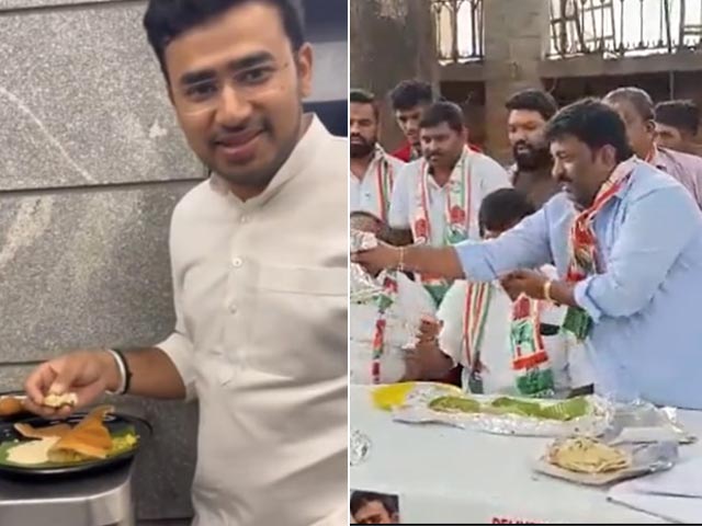 BJP's Tejasvi Surya vs Congress: The Dosa Controversy
