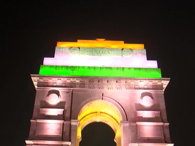 Ministry Of Culture Organises Drone Show At Delhi's India Gate