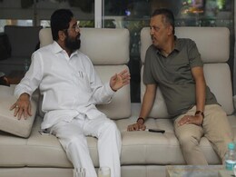 Eknath Shinde Meets Uddhav Thackeray's Top Aide Milind Narvekar In Mumbai Eknath Shinde Meets Uddhav Thackeray's Top Aide Milind Narvekar In Mumbai