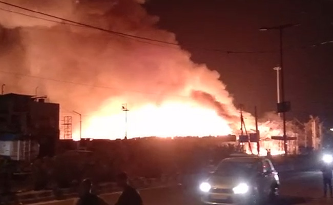 Video: Delhi Wedding Tent Destroyed In Massive Fire