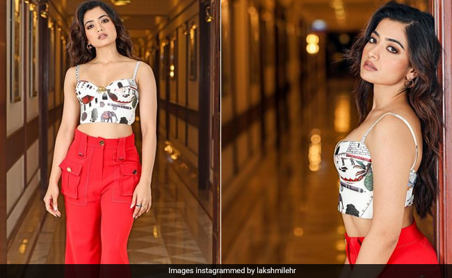 Rashmika Mandanna Brings Retro Pants Back In Action With Her Street Style Twist