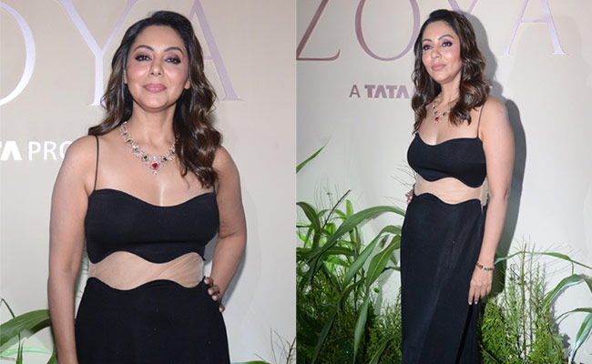 We're Spellbound And It's All Thanks To Gauri Khan In An Incredible Black Cutout Dress