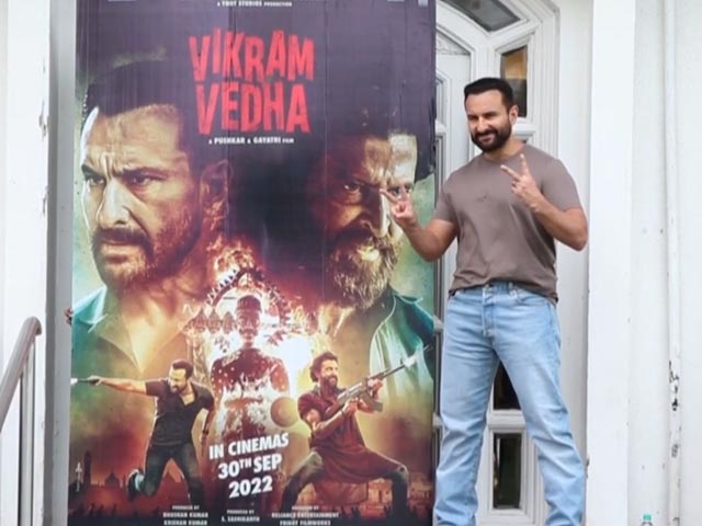 Saif Ali Khan Is On Vikram <i>Vedha Duty</i>