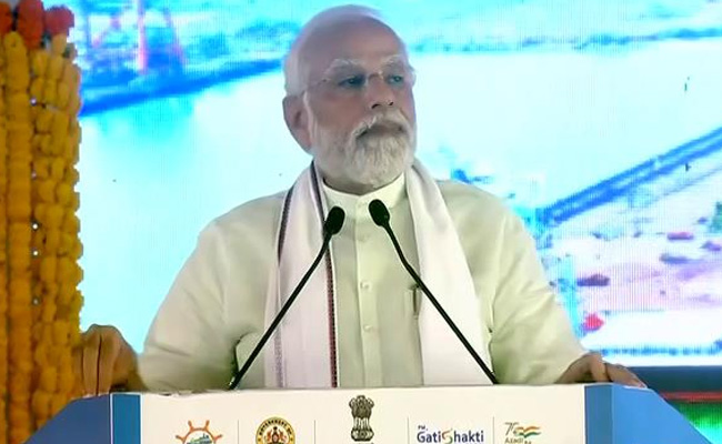 PM Modi Talks About India's Port Capacity, Says It Has Doubled In 8 Years