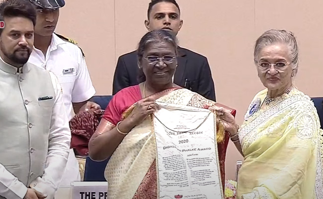 National Awards: Asha Parekh Receives Dadasaheb Phalke Award