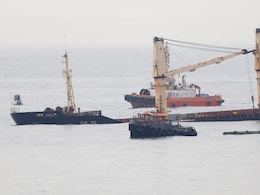 Oil Leaking From Tanker At Key Global Shipping Route After Collision Oil Leaking From Tanker At Key Global Shipping Route After Collision