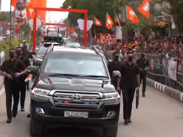 PM Modi, On 2-Day Gujarat Visit, Holds Roadshow In Surat
