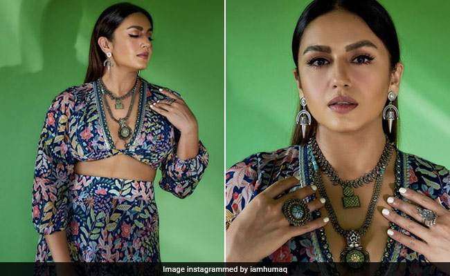 Huma Qureshi Shows That Flower Power Is Better In A Funky Floral Co-Ord Set