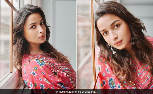 We "Can't Stop, Won't Stop" Taking Maternity Fashion Tips From Alia Bhatt In A Fusion <i>Kaftan</i> Set