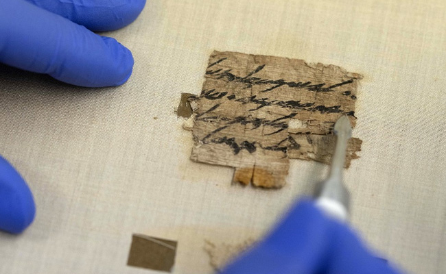 Israel Unveils 2,700-Year-Old "Extremely Rare" Iron Age Papyrus Note