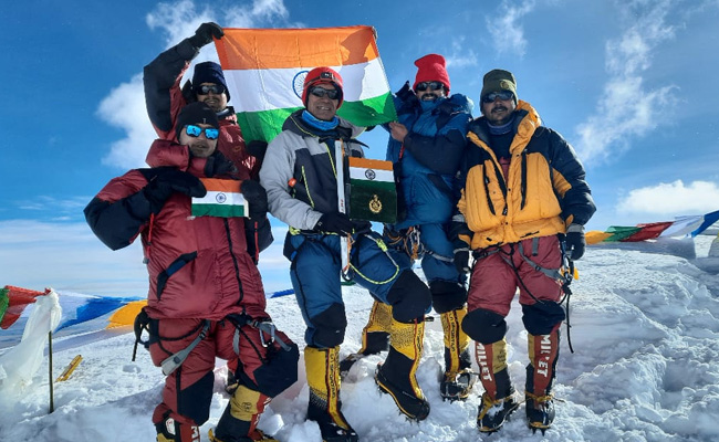ITBP के पर्वतारोहियों ने 7250 मीटर की ऊंचाई पर स्थित माउंट डोम खांग पर सफलतापूर्वक चढ़ाई की, खोला भविष्य के अभियानों का रूट