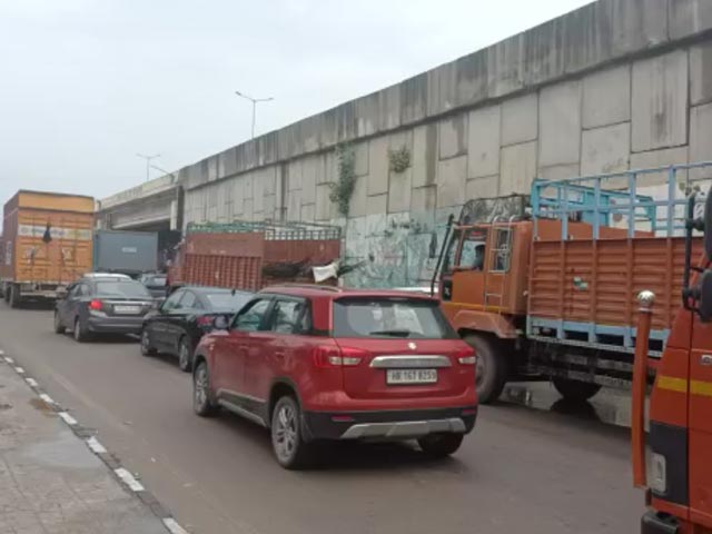 Watch: Massive Traffic Jam At Haryana Highway Due To Farmers' Protest