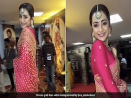 Trisha Krishnan's Benarasi <i>Saree</i> Exudes Opulence On A Whole New Level Trisha Krishnan's Benarasi <i>Saree</i> Exudes Opulence On A Whole New Level