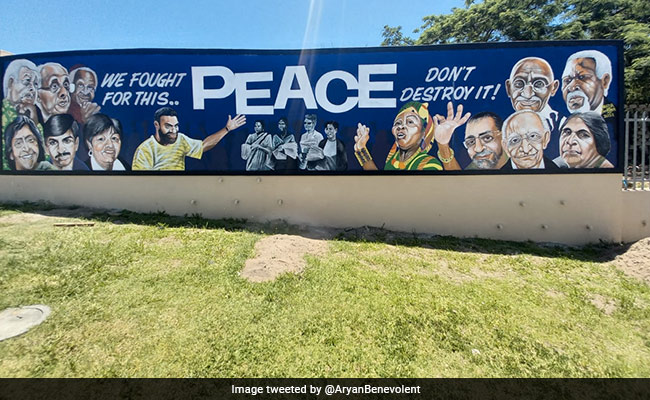 Huge Mural Of Mahatma Gandhi, Others Unveiled In South Africa