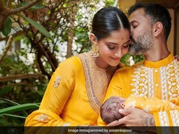 Sonam Kapoor Celebrates Son Vayu's 2-Month B'Day With Adorable Cake