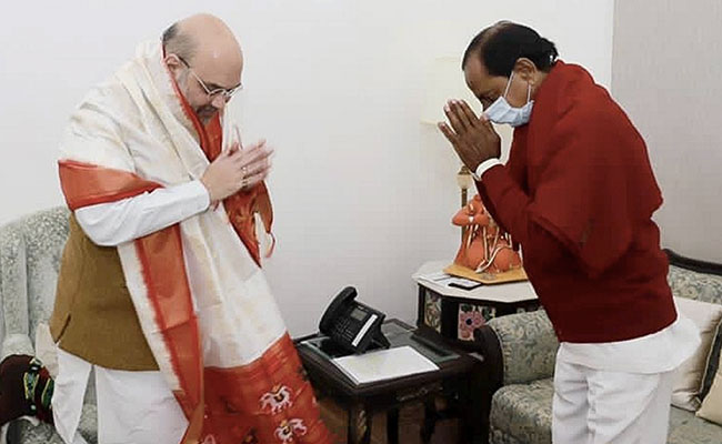 In Amit Shah vs KCR's Hyderabad Face-Off, "Liberation" vs "Integration"