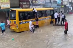 Video: Panicky Scenes In Haryana Town As Smoke Comes Out Of School Bus Video: Panicky Scenes In Haryana Town As Smoke Comes Out Of School Bus