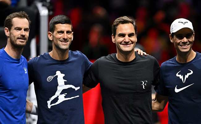 Watch: Roger Federer Pairs Up With Rafael Nadal, Square Off Against Novak Djokovic-Andy Murray Ahead of Laver Cup