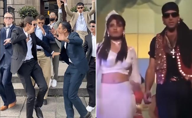 'काला चश्मा' के बाद अब विदेशियों पर चढ़ा 'तू चीज बड़ी है मस्त' गाने का खुमार, डांस स्टेप देख भूल जाएंगे अक्षय और रवीना टंडन को 'काला चश्मा' के बाद अब विदेशियों पर चढ़ा 'तू चीज बड़ी है मस्त' गाने का खुमार, डांस स्टेप देख भूल जाएंगे अक्षय और रवीना टंडन को