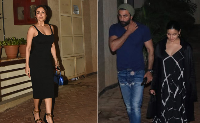 Pics: Alia Bhatt-Ranbir Kapoor, Malaika Arora And Others At Kareena Kapoor's Birthday Party